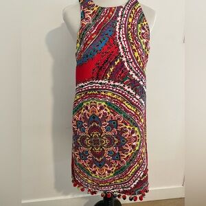 Nicole Miller Multicolor Patterned Dress